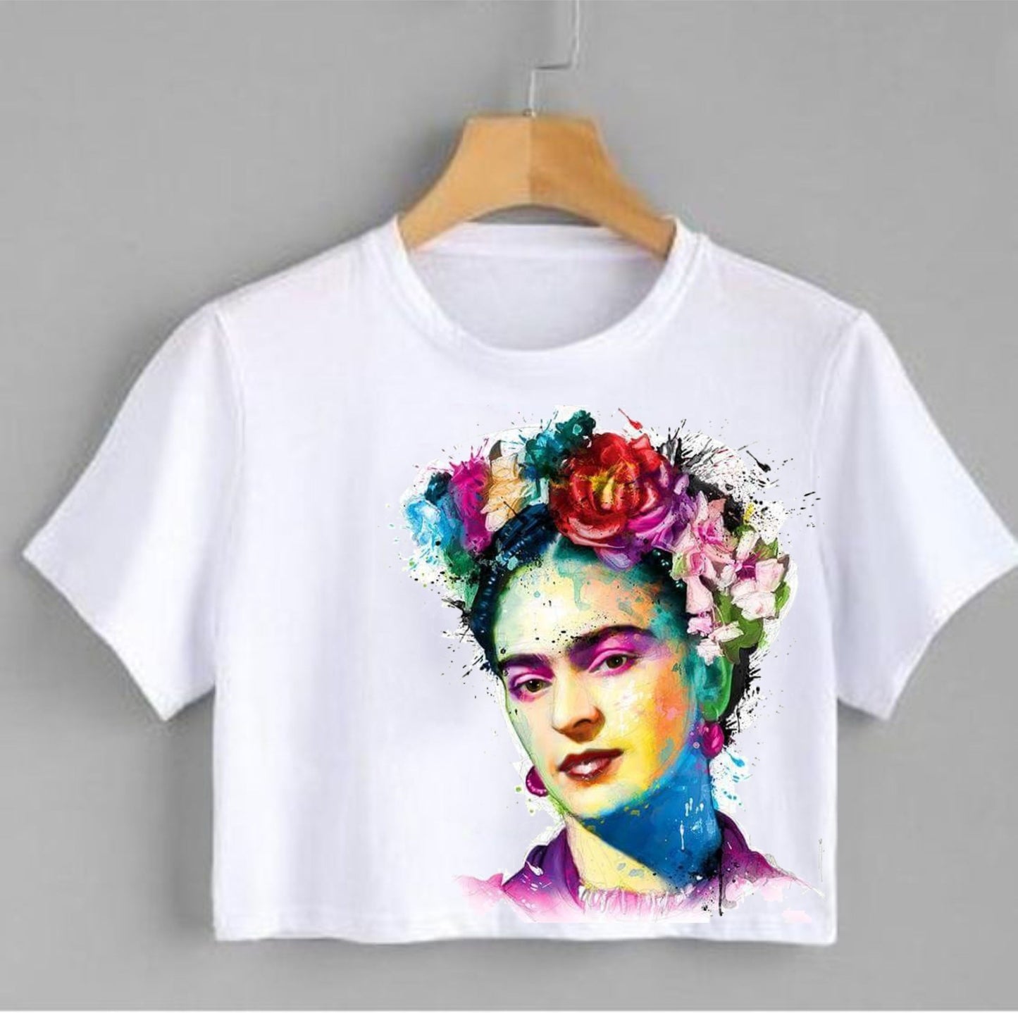 Camiseta corta para mujer frida