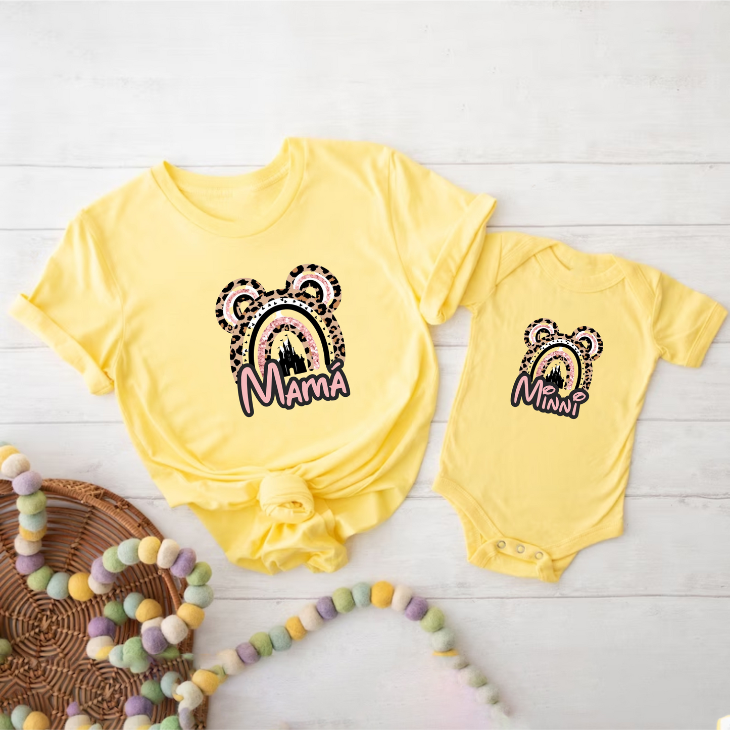 Camisetas Mamá e hija minnie ref 2