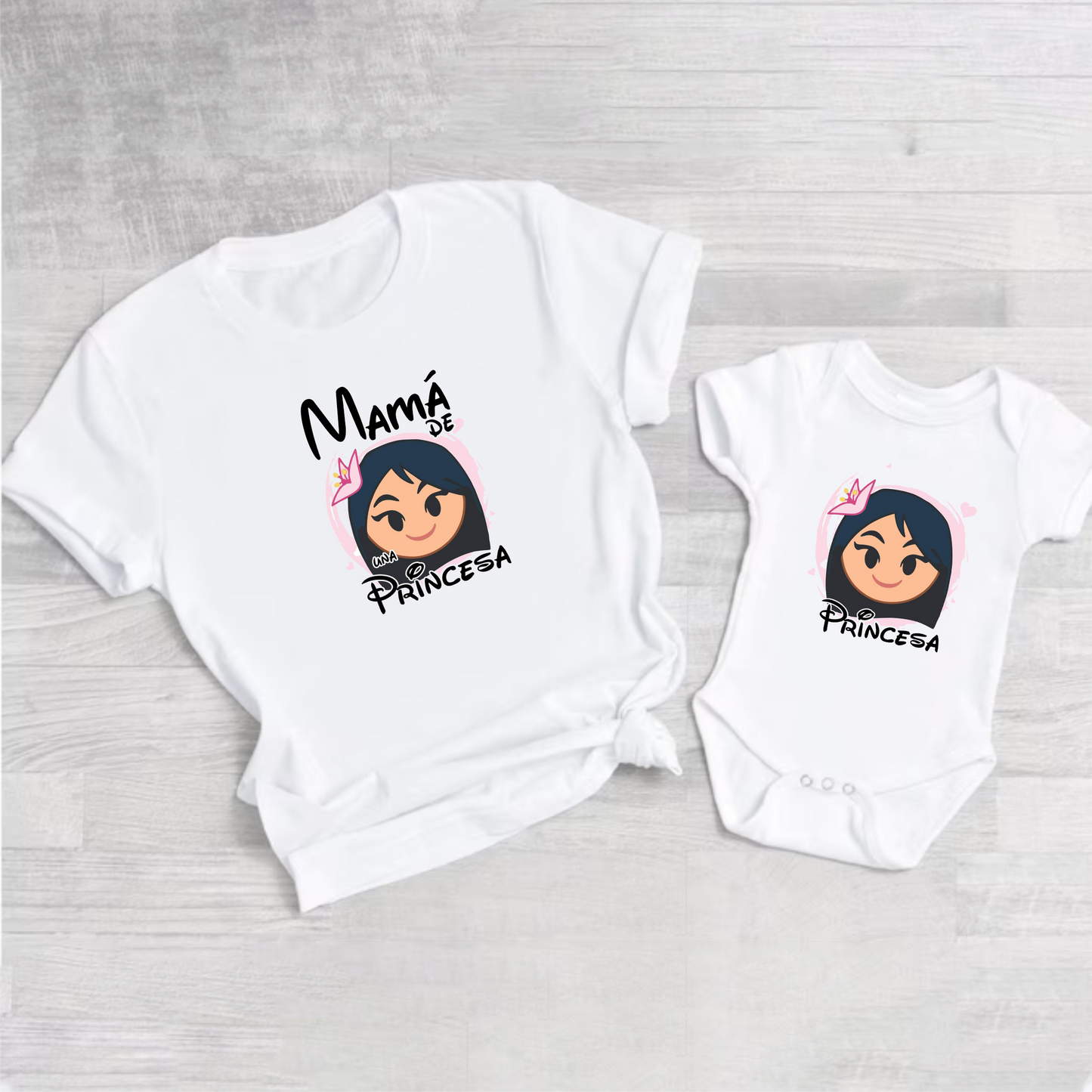 Camisetas Mamá e hija princesas