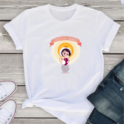 camiseta Virgen del carmen