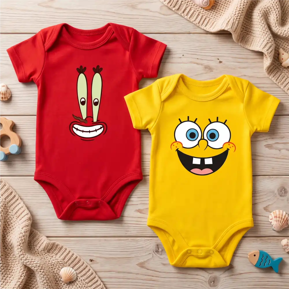 Set x 2 Body´s  Bob Esponja y Don Cangrejo