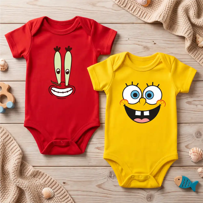 Set x 2 Body´s  Bob Esponja y Don Cangrejo