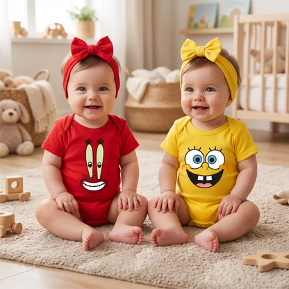 Set x 2 Body´s  Bob Esponja y Don Cangrejo