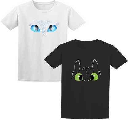 Set x 2 camisetas para niños personajes Oferta liquidación