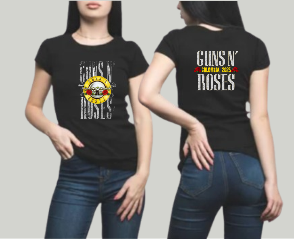 Camiseta Concierto Guns n' roses Colombia