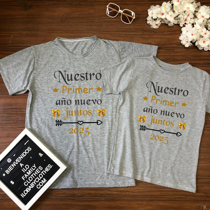 Camiseta familiares año nuevo 2025