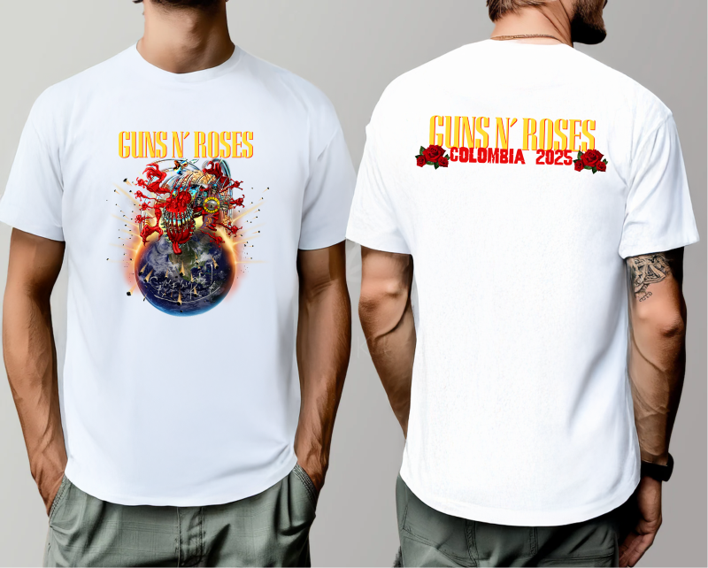 Camiseta Concierto Guns n' roses Colombia