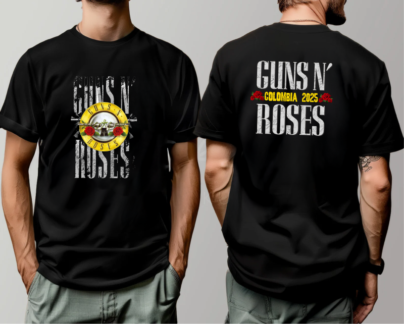 Camiseta Concierto Guns n' roses Colombia
