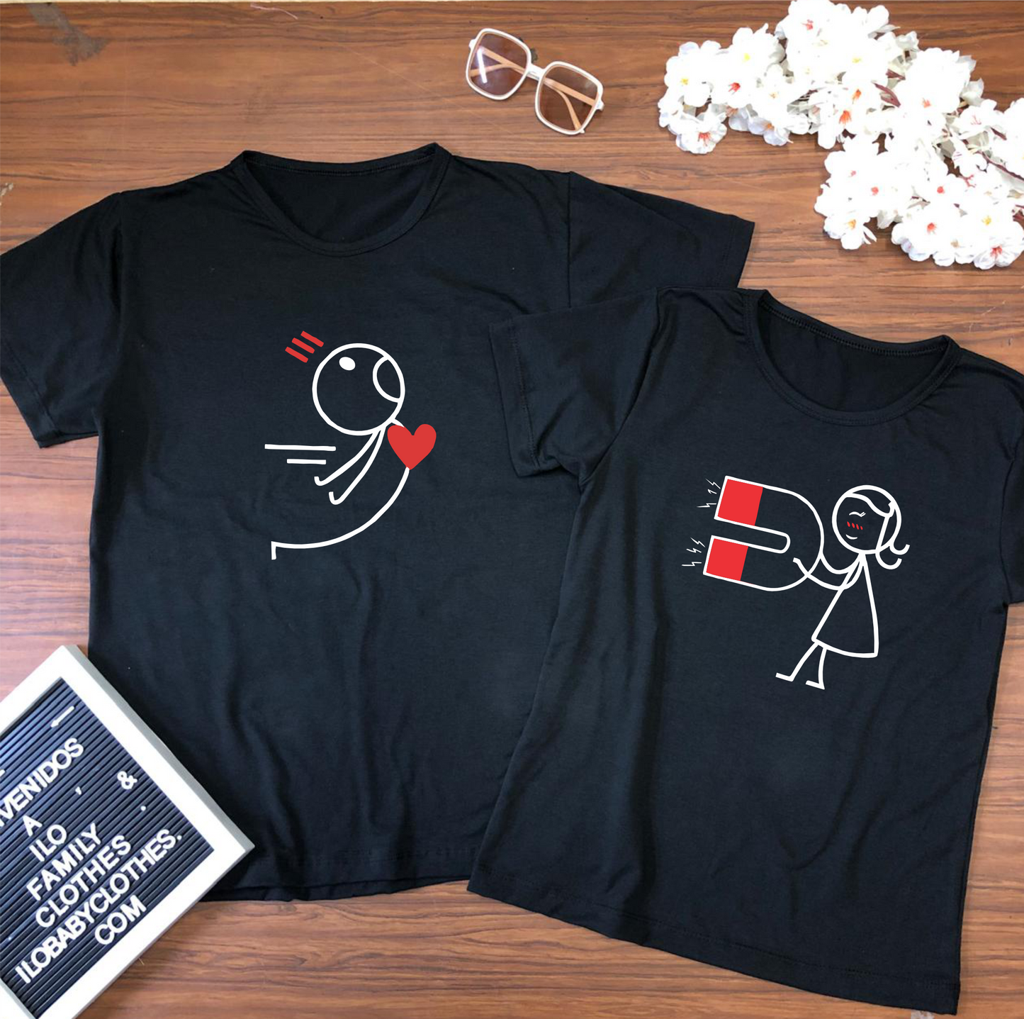 Camiseta para parejas Iman