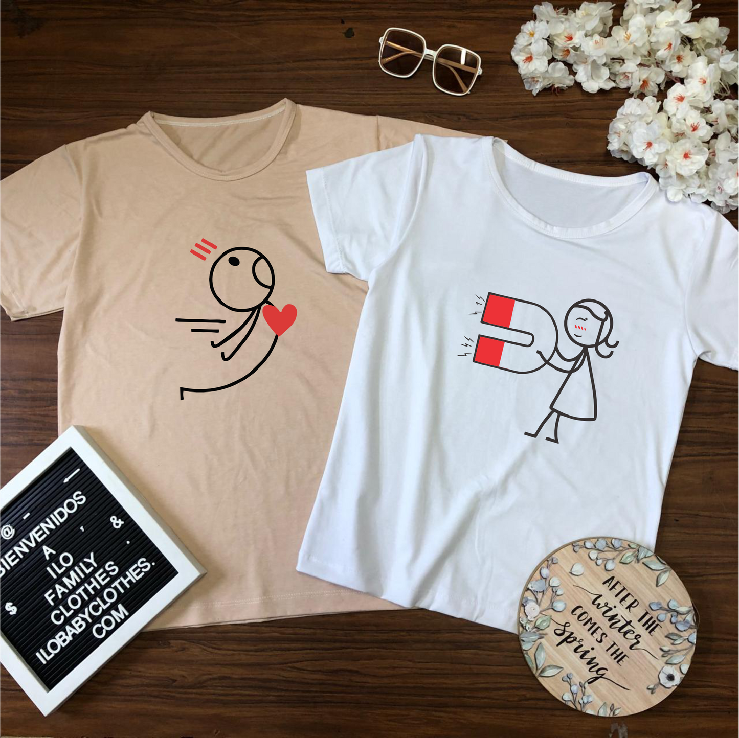 Camiseta para parejas Iman