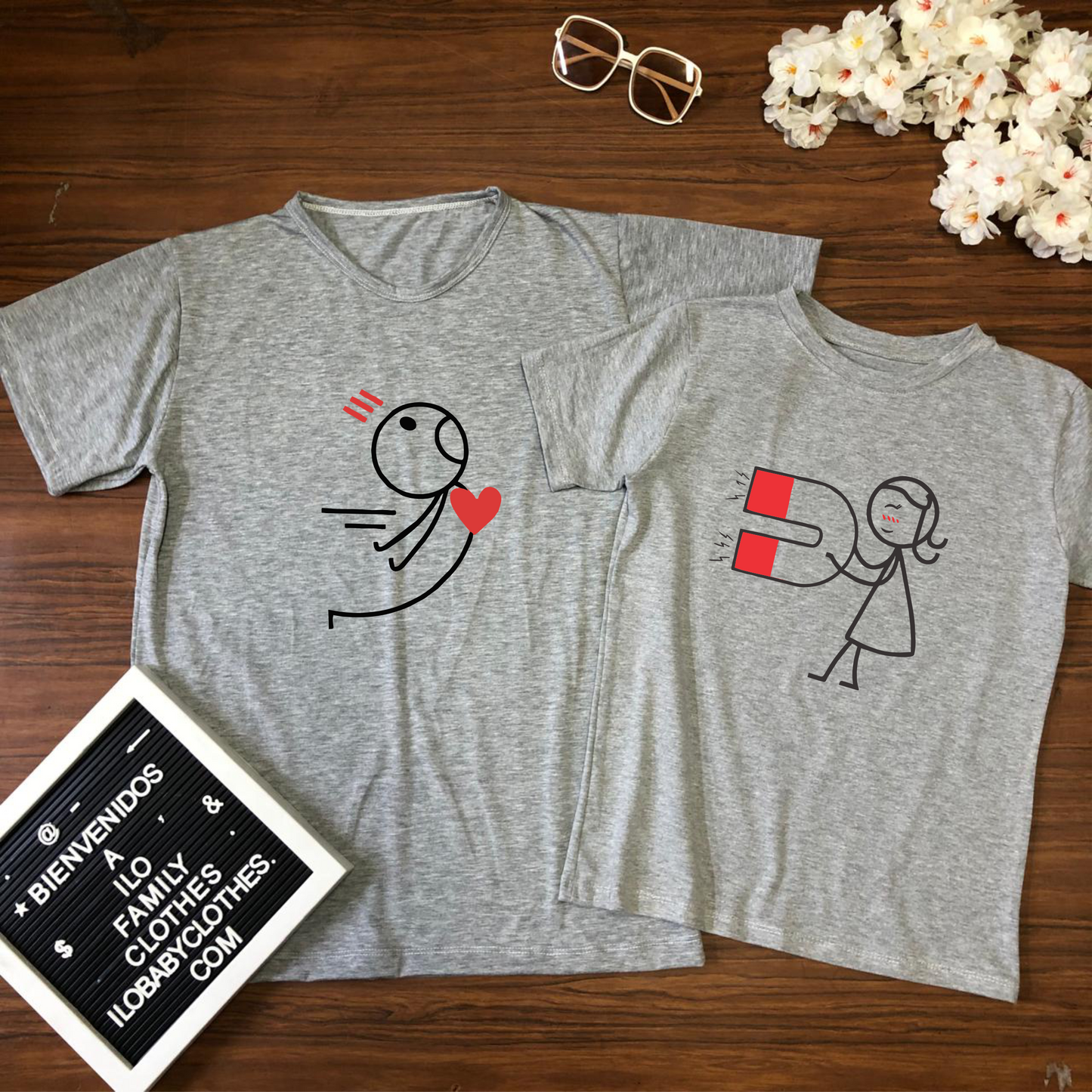 Camiseta para parejas Iman