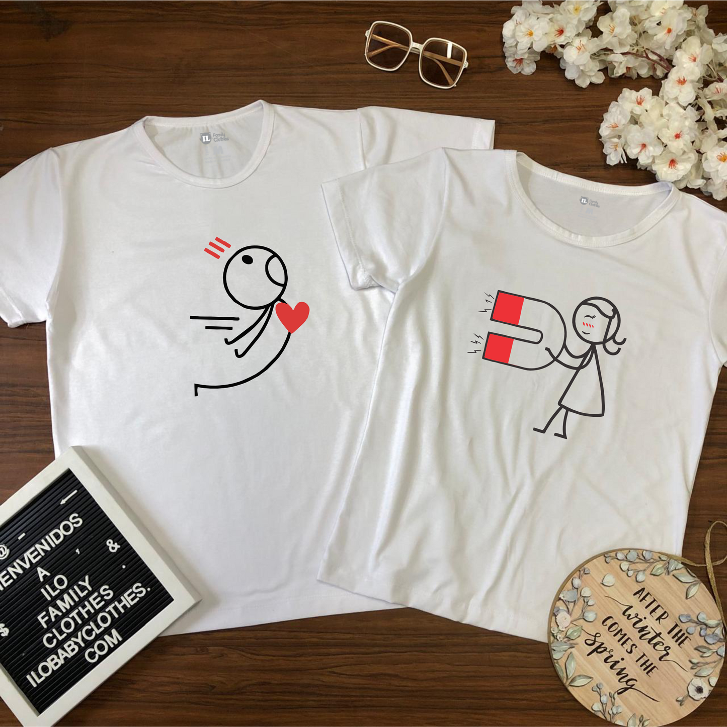 Camiseta para parejas Iman