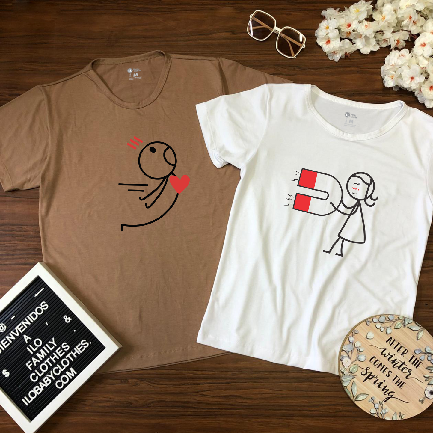 Camiseta para parejas Iman