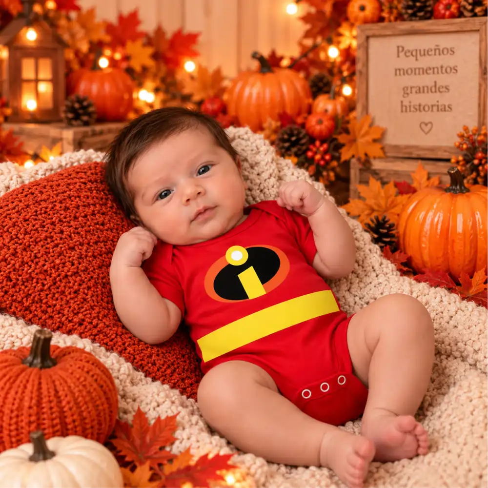 Body Mameluco Bebé halloween 100% Algodón