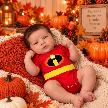 Body Mameluco Bebé halloween 100% Algodón