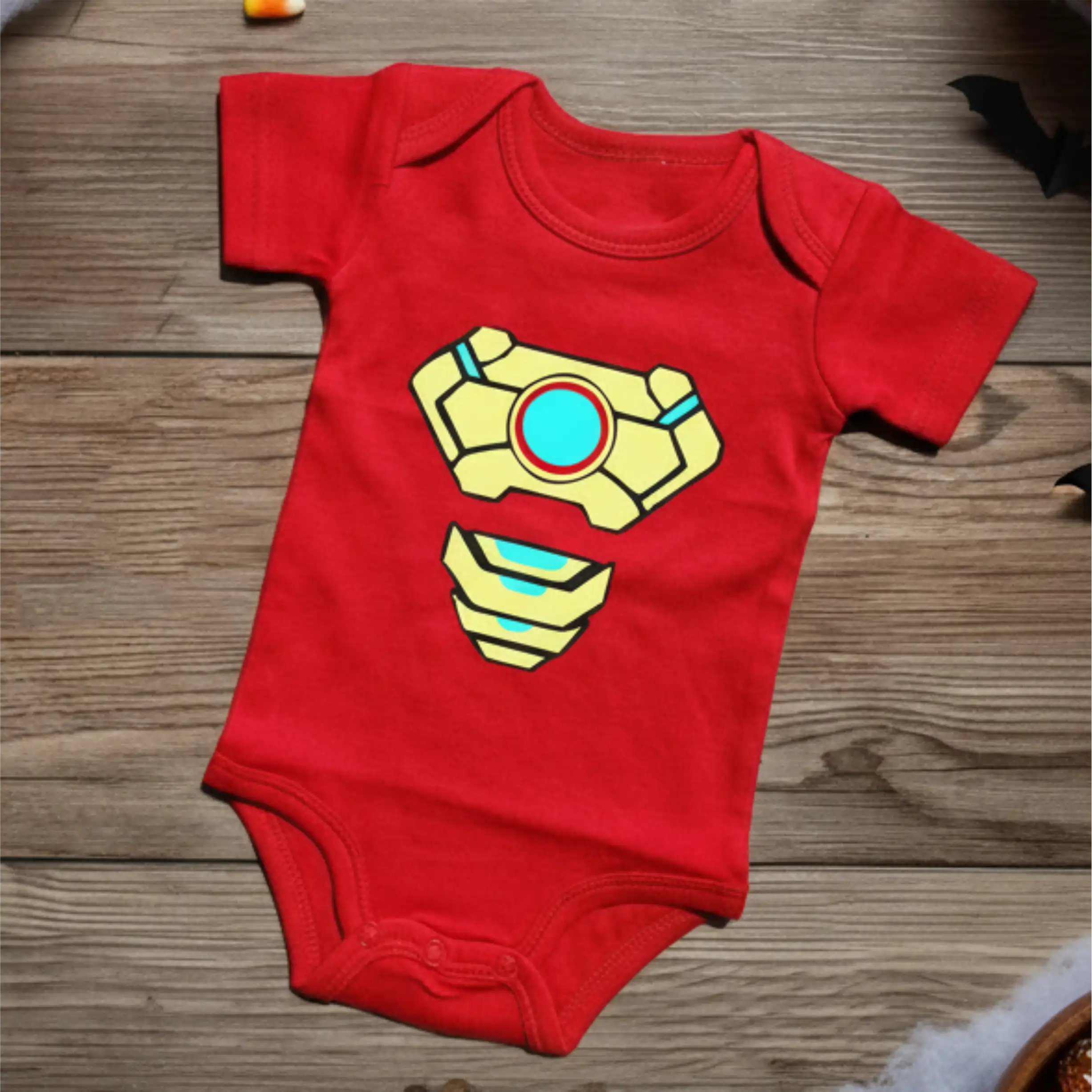 Body Mameluco Bebé Superheroes