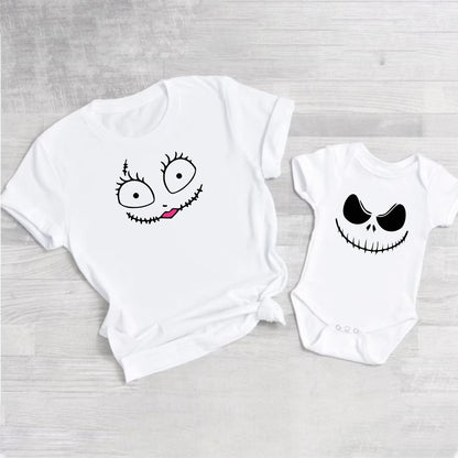 Duo camiseta y mameluco Halloween