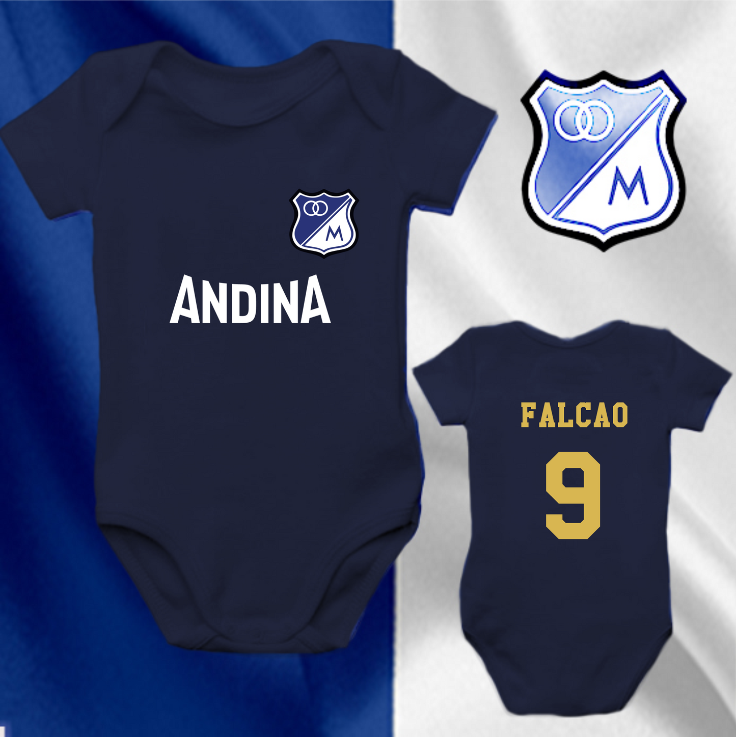 Body Mameluco Selección Colombia personalizado