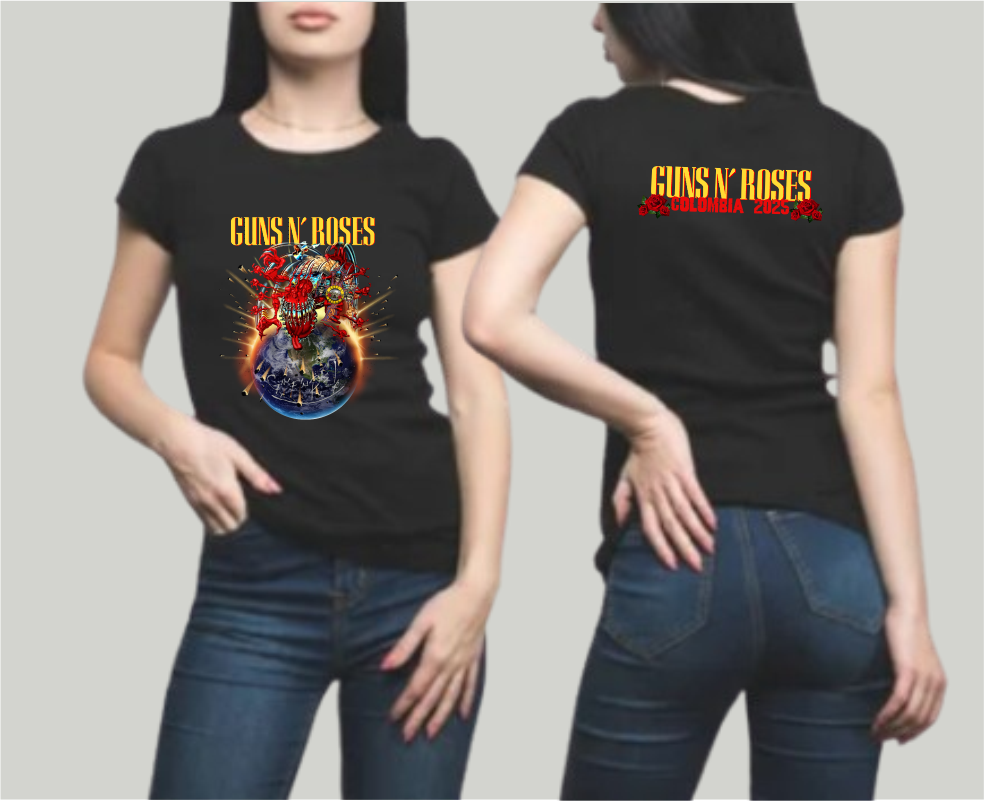 Camiseta Concierto Guns n' roses Colombia