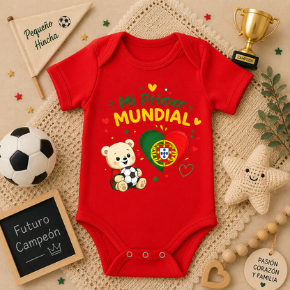 Body Mameluco Mi Primer Mundial