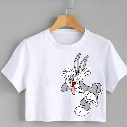 Camiseta corta para mujer Bugs Bunny