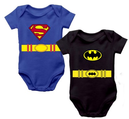 Set x 2 Body Mameluco Bebé personajes Oferta liquidación
