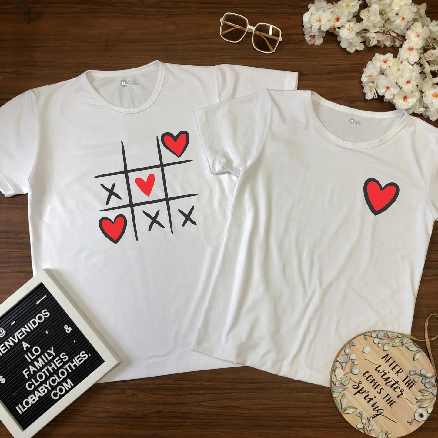 Camiseta para parejas triqui