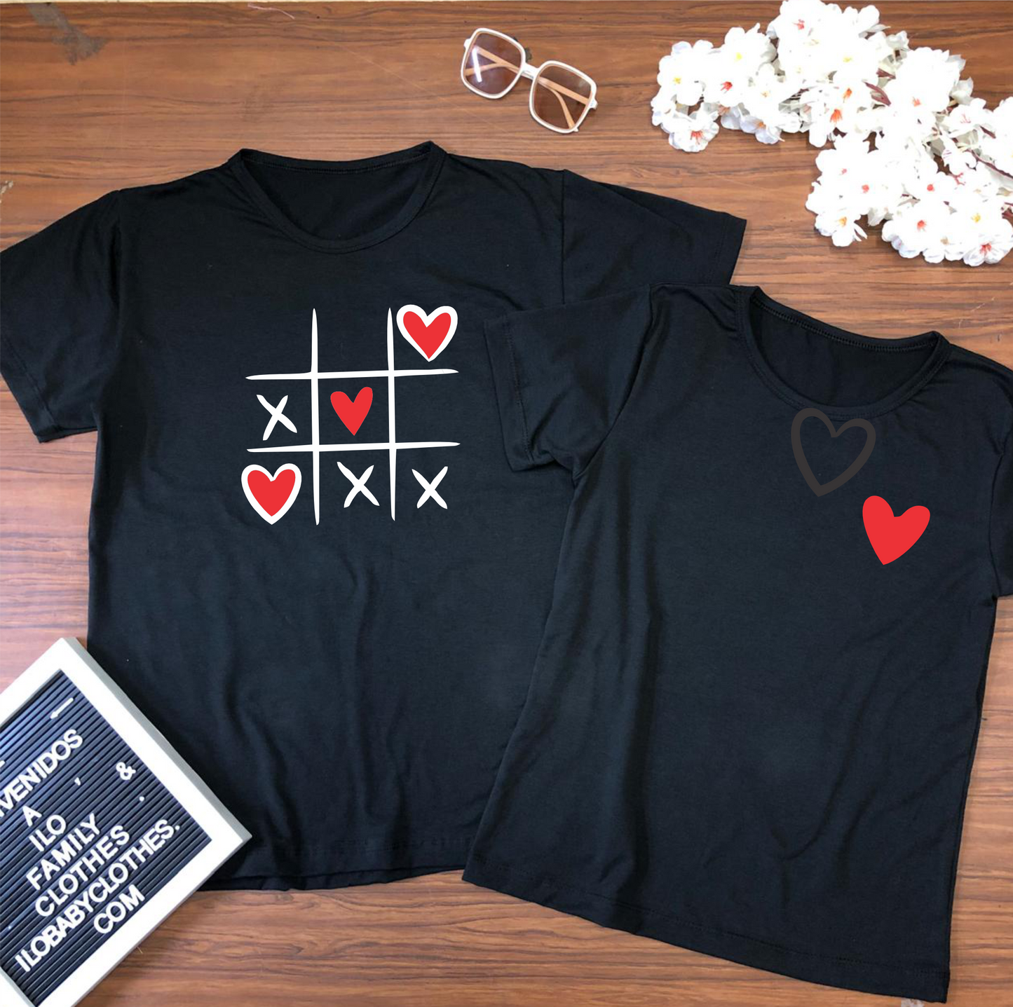 Camiseta para parejas triqui