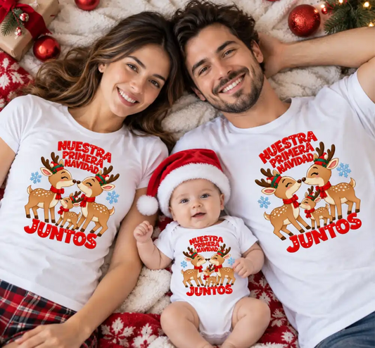 Camisetas familiares navidad