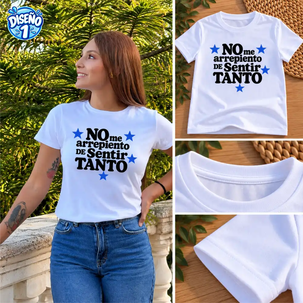 Camiseta Karol G – No me arrepiento de sentir tanto REF 2💙