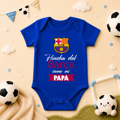 Body Mameluco hinchas 100% algodón