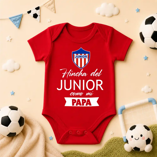Body Mameluco hinchas 100% algodón