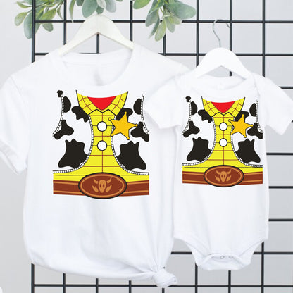 Duo camiseta y mameluco Halloween
