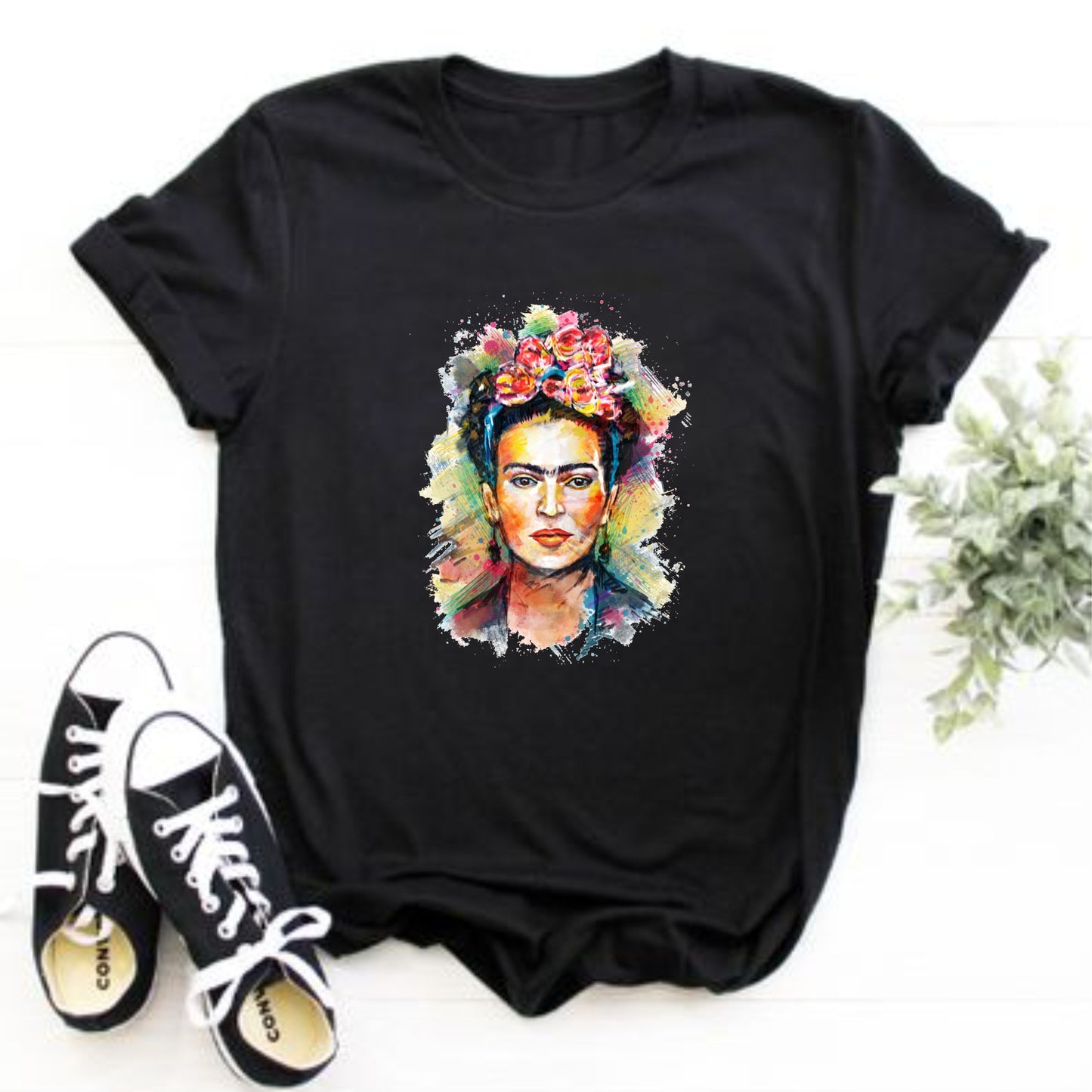 Camiseta Larga Mujer Frida Khalo