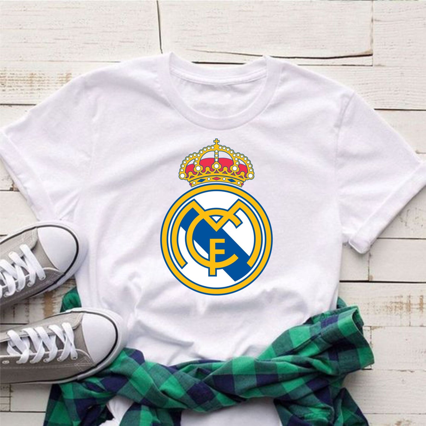 Camiseta para Hombre Escudo equipo de futbol Real Madrid