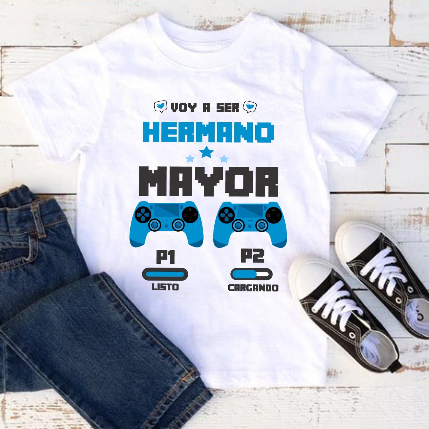 Camiseta para niño Voy a ser Hermano Mayor