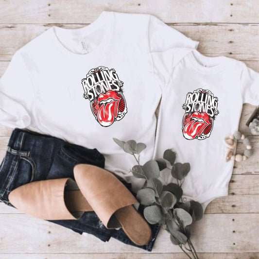 Camisetas mamá e hijo Rolling Stones