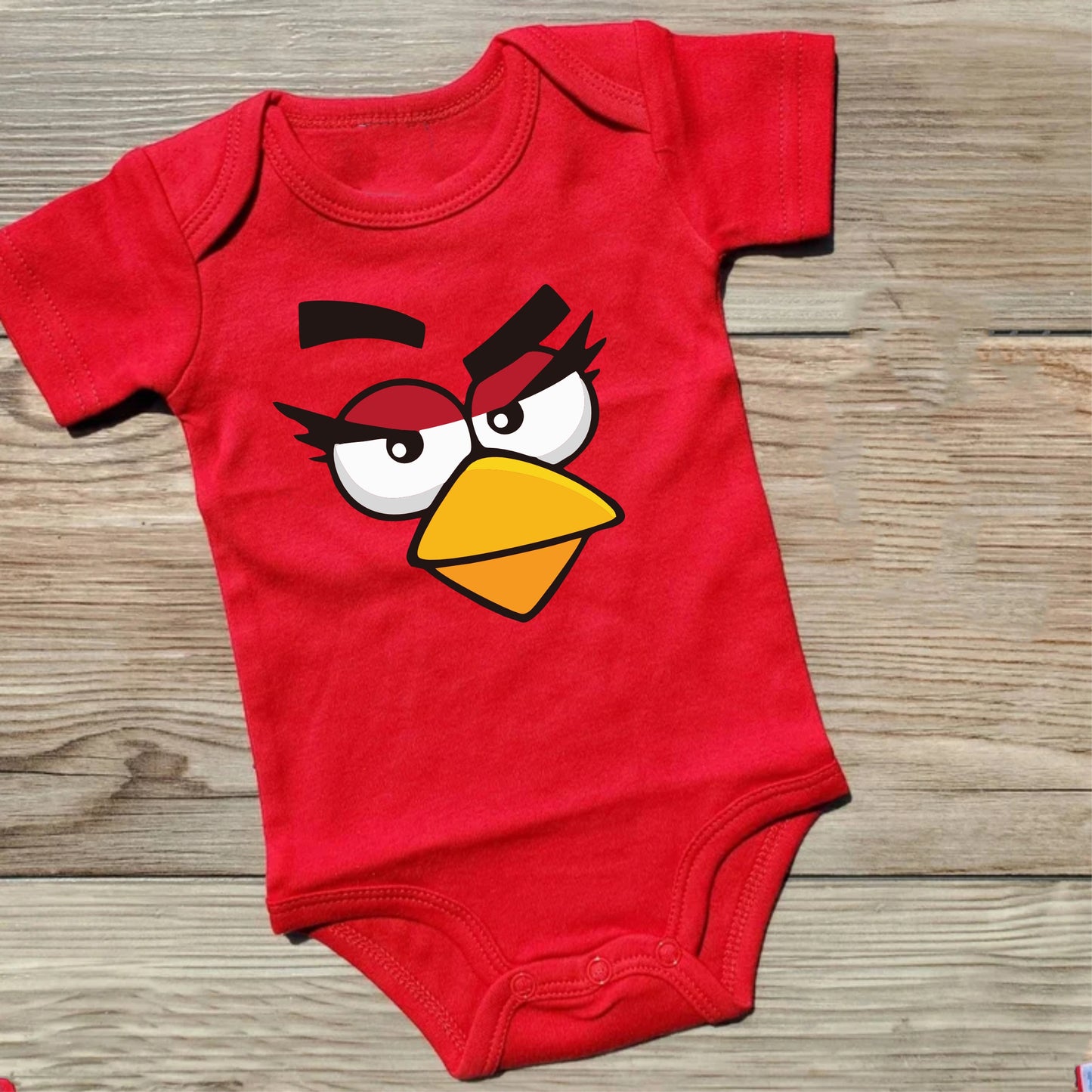 Body Mameluco para bebé niña Angry Birds Rojo niña