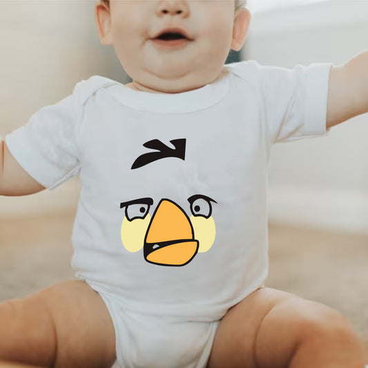 Body Mameluco para bebé niño angry Birds Blanco