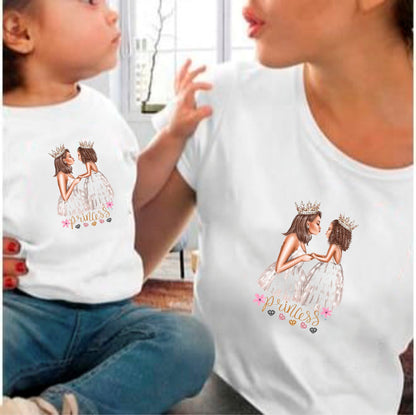 Camisetas Mamá e hija Princess