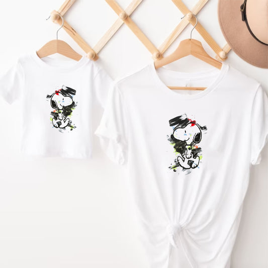 Camisetas mamá e hijo Snoopy