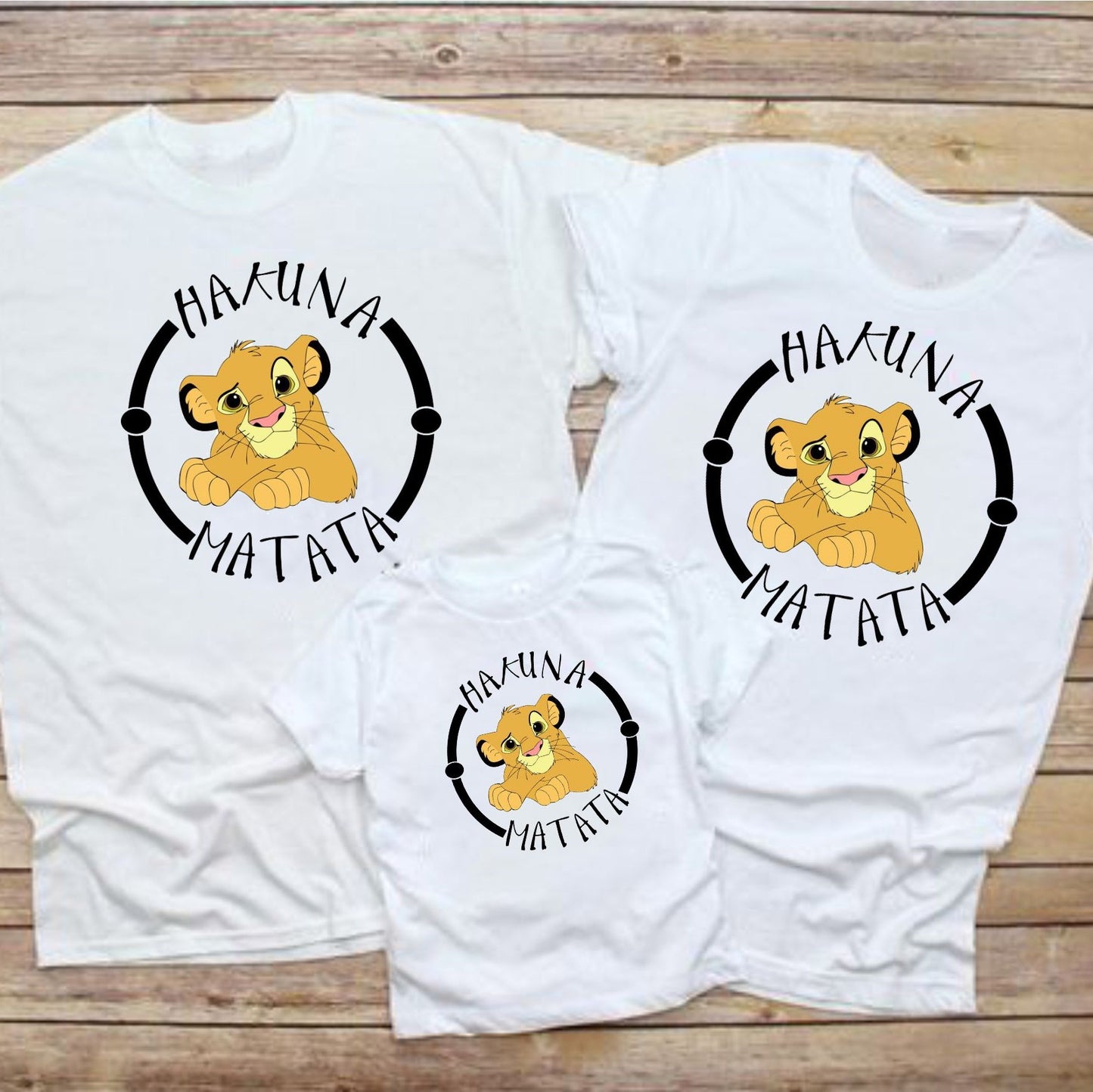 Camisetas familiares Hakuna Matata