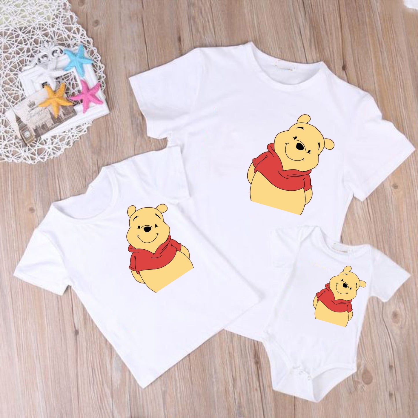 Camisetas familiares Winnye Pooh