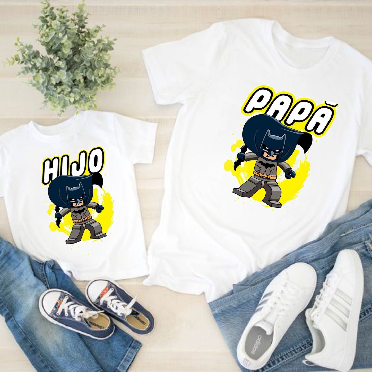 Camisetas papá e hijo Batman