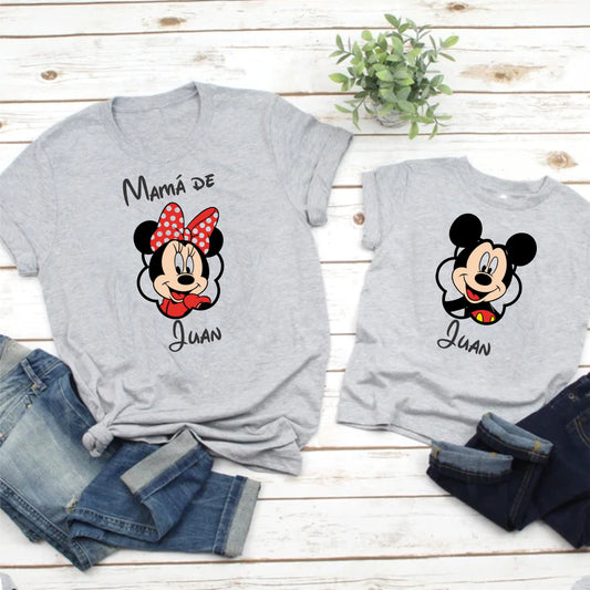 Camisetas mamá e hijo Mickey Mouse