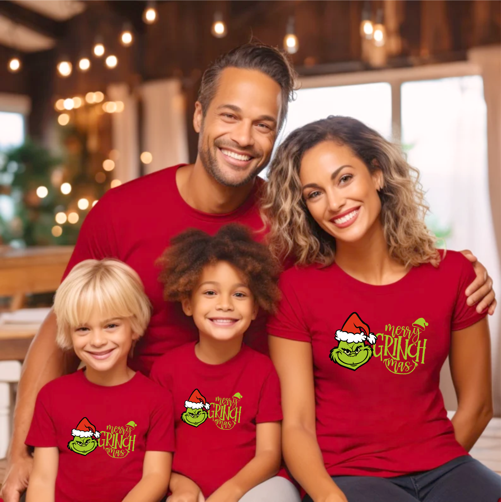 Playeras navideñas en discount familia